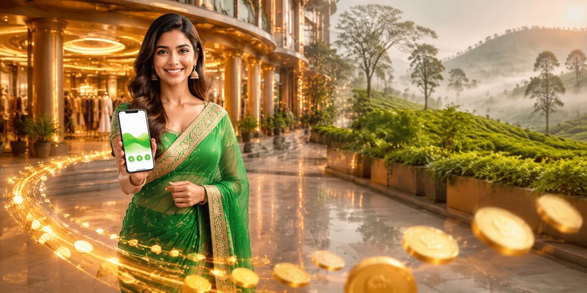 নারায়ণগঞ্জে শাড়ি পরিহিত নারী মোবাইল অ্যাপ ডাউনলোড ও ইনস্টল করছেন